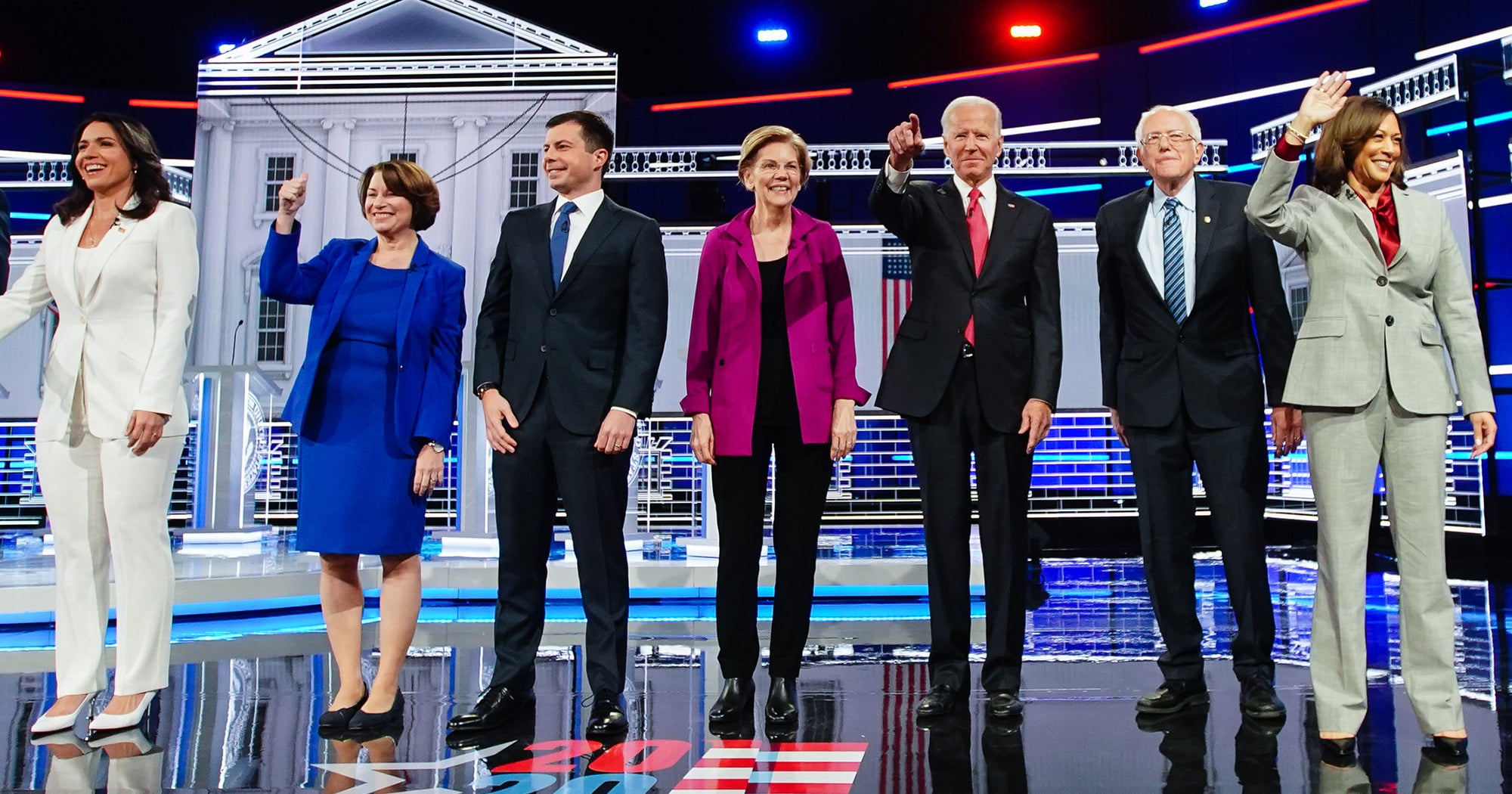 Who won last nights democratic debate women