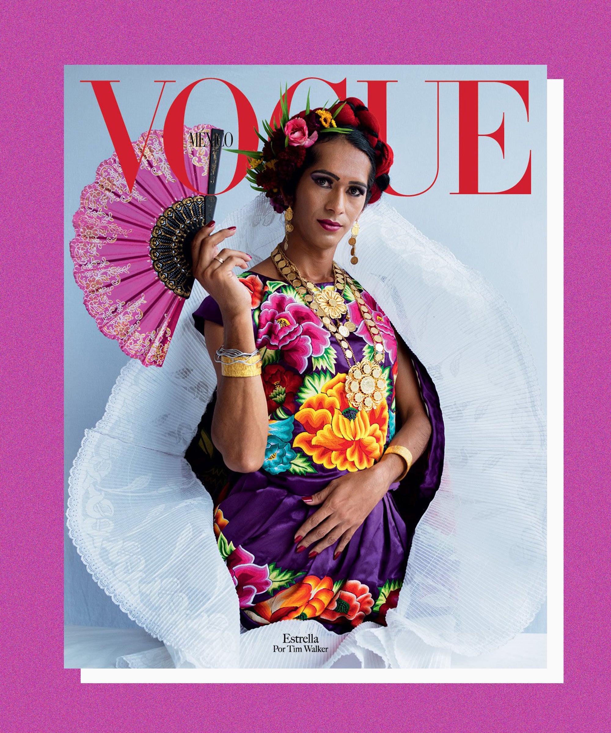 女性情報誌 Vogue Mexico Magazine September 2021 Vogue's New Cover Features Mexico's Third Gender