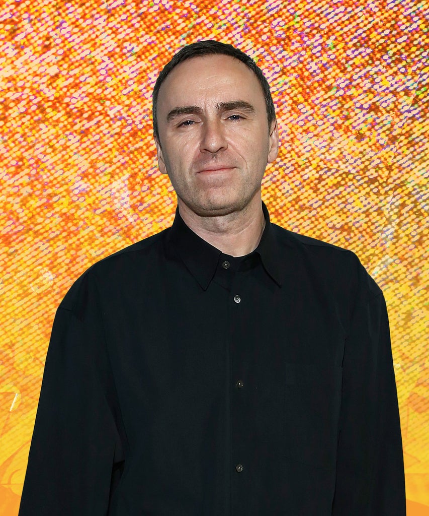 These Days, Raf Simons Is More Inspired By TV Than Fashion Raf Simons TV Than Fashion,