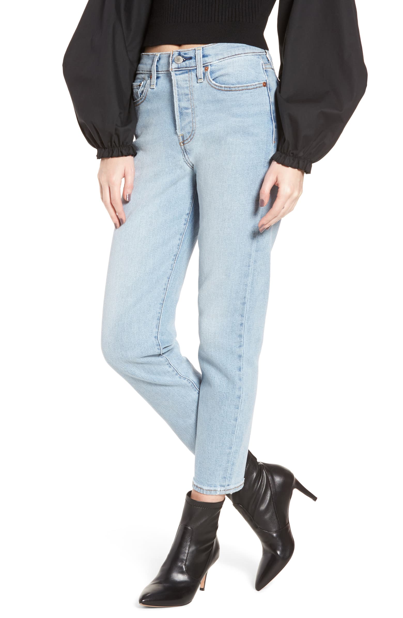 Levi’s + Wedgie Icon Fit High Waist Crop Jeans