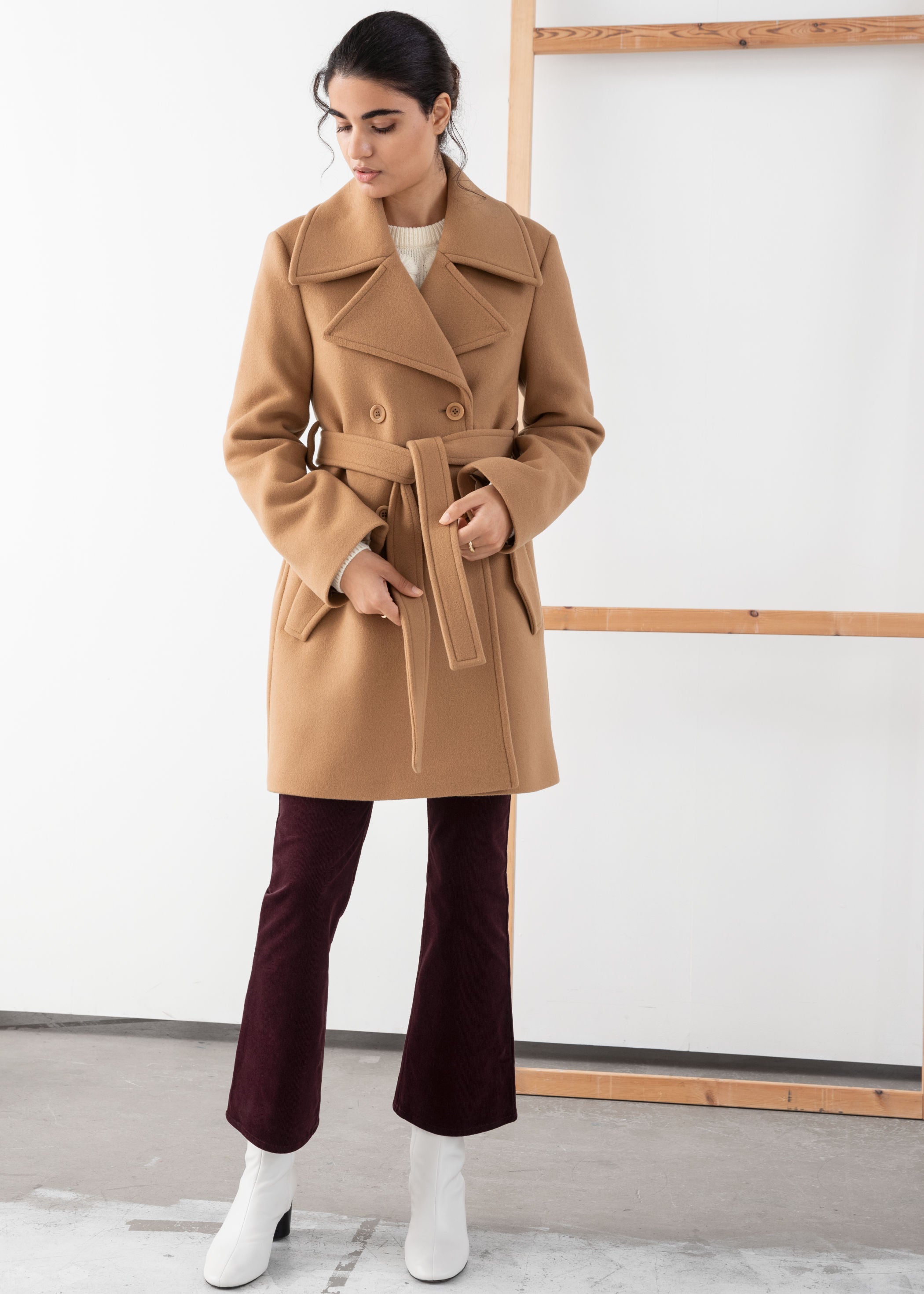  Other Stories Double Breasted Tailored Coat