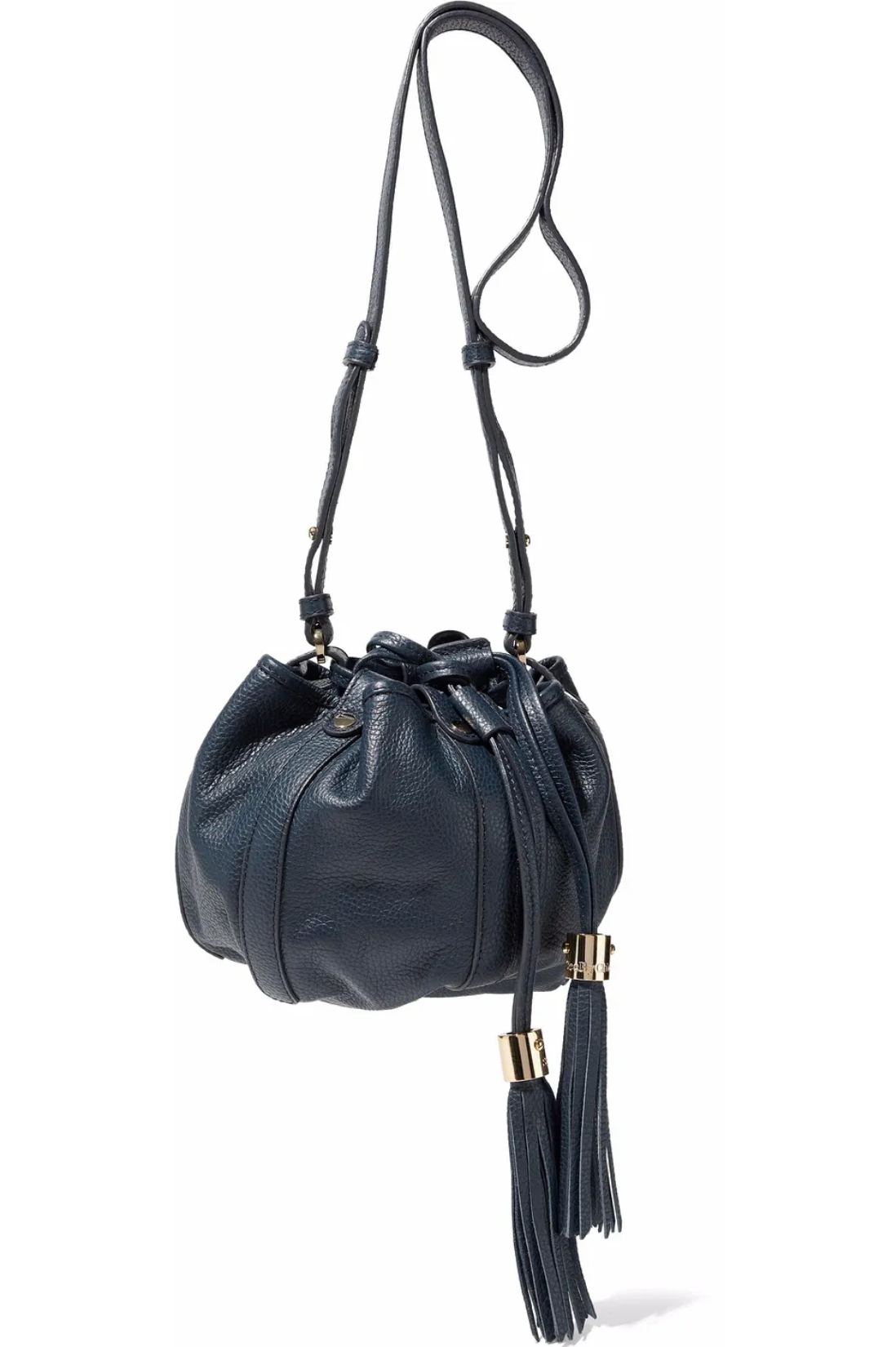 See By Chloé + Tasseled textured-leather bucket bag