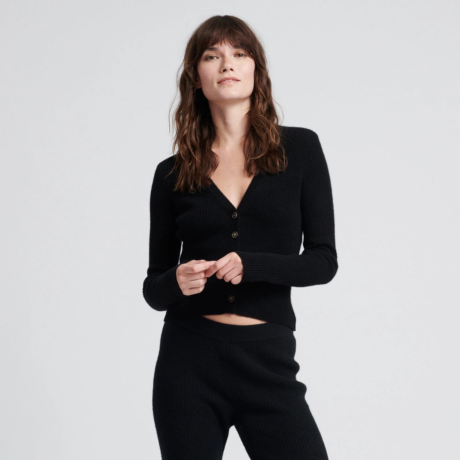 naadam ribbed cardigan