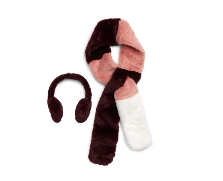 ear muff and scarf set