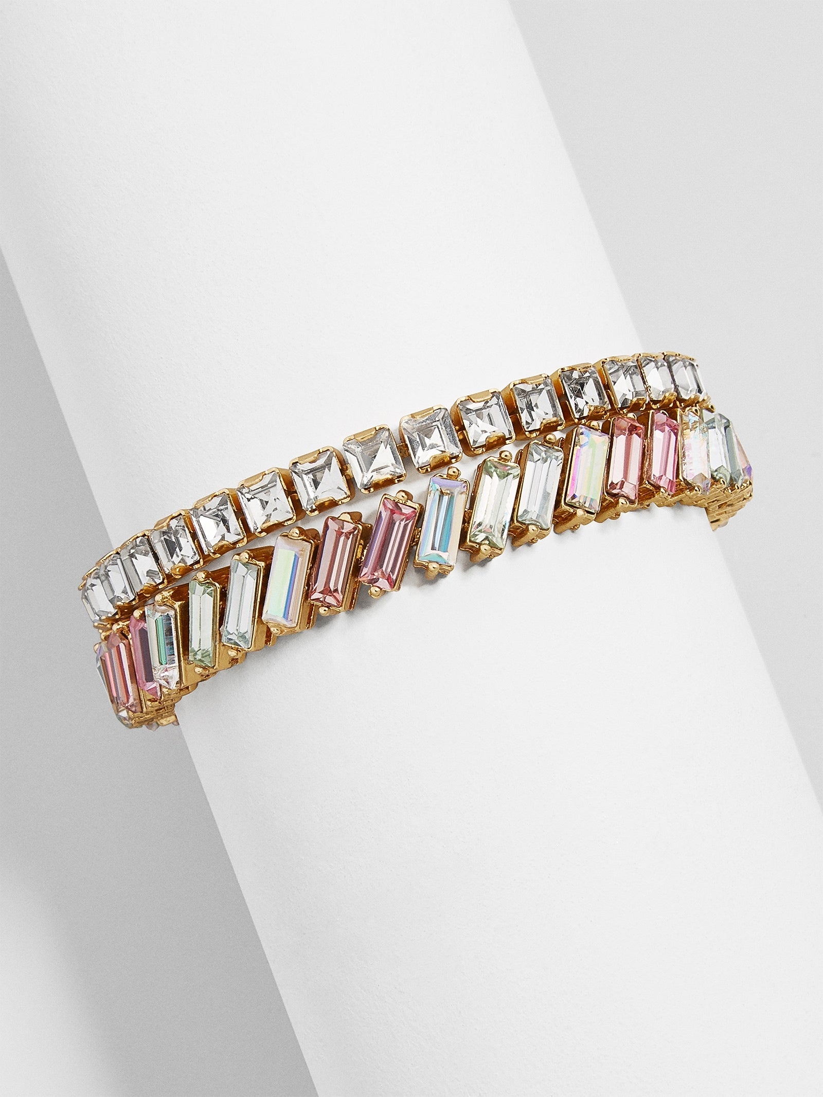 BaubleBar + Lynx Crystal Bracelet Set