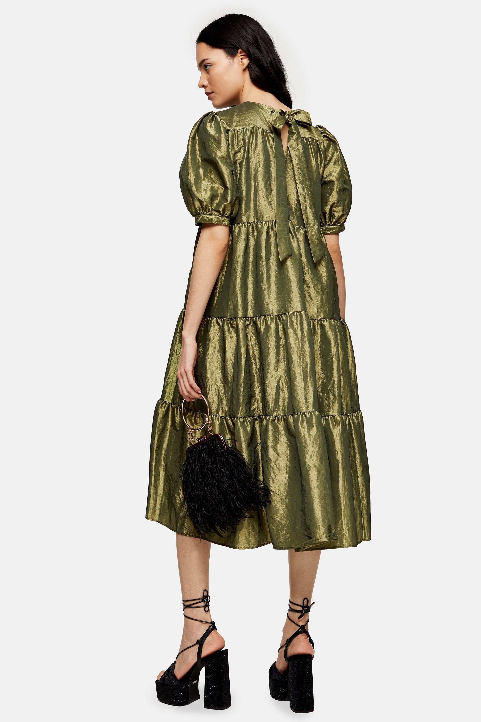 Taffeta dress topshop Clearance