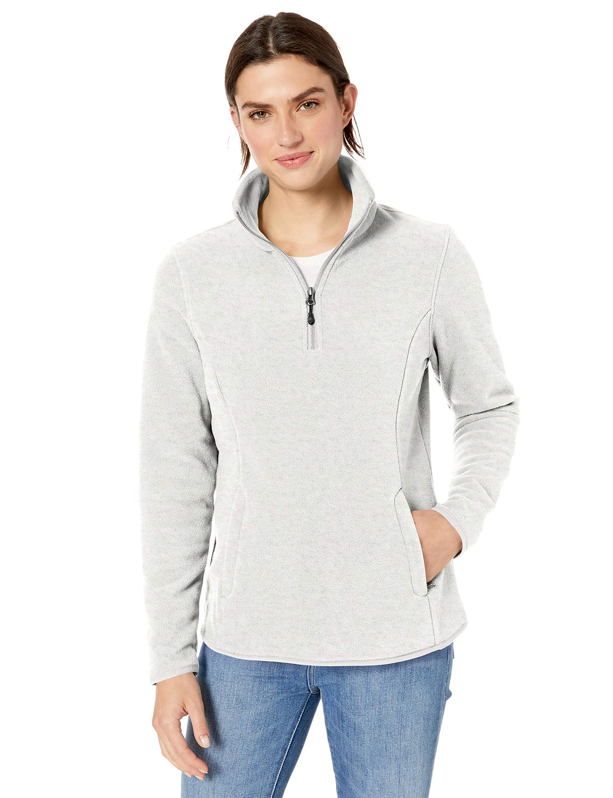 Amazon Essentials + Quarter-Zip Polar Fleece Pullover Jacket