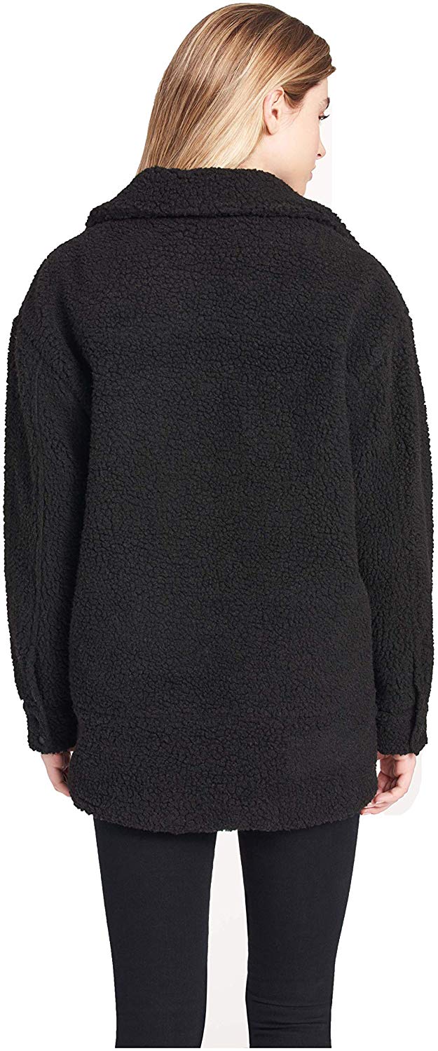 Levi's women's oversized long sherpa trucker jacket cheap