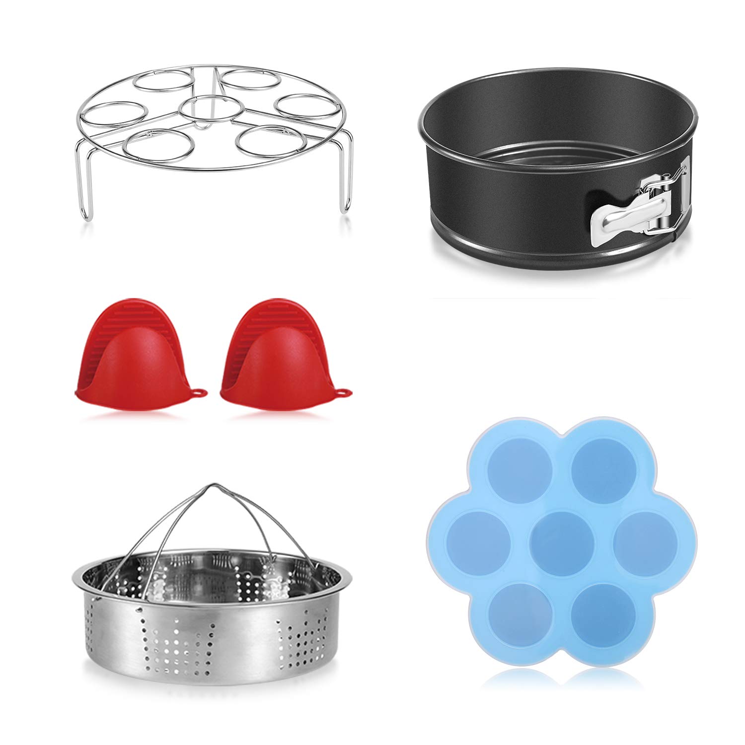 Pressure Cooker Accessories Set Compatible with 5 6 8 Qt Instant Pot Cooker