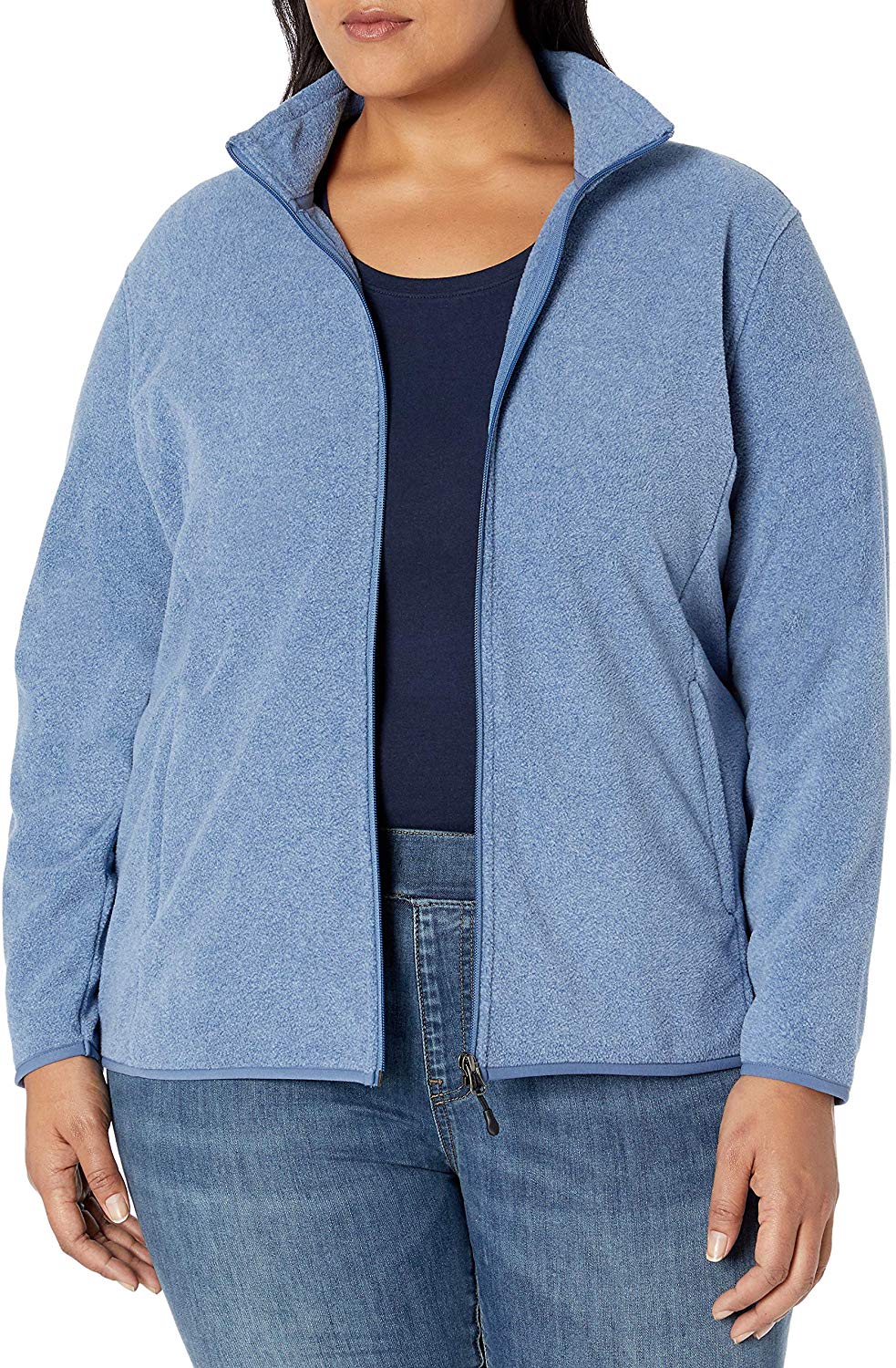 Order online Essentials womens Plus Size Full-Zip Polar Fleece Jacket
