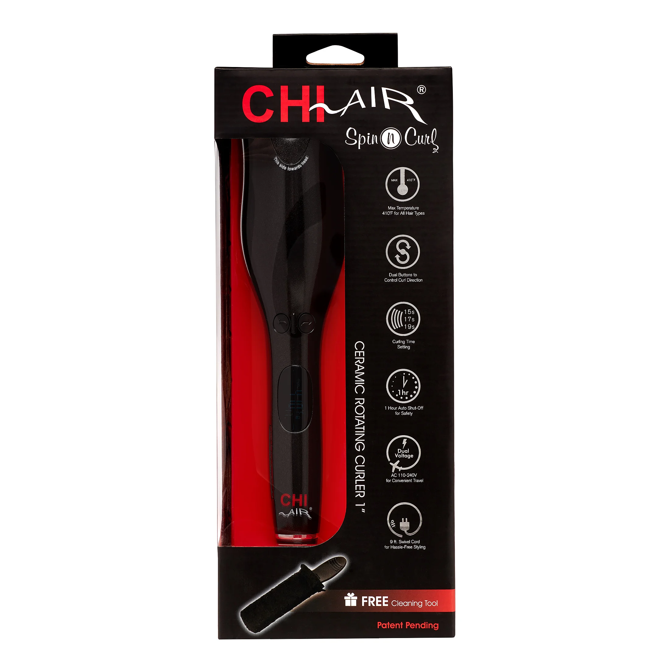 How to use the top chi air spin n curl