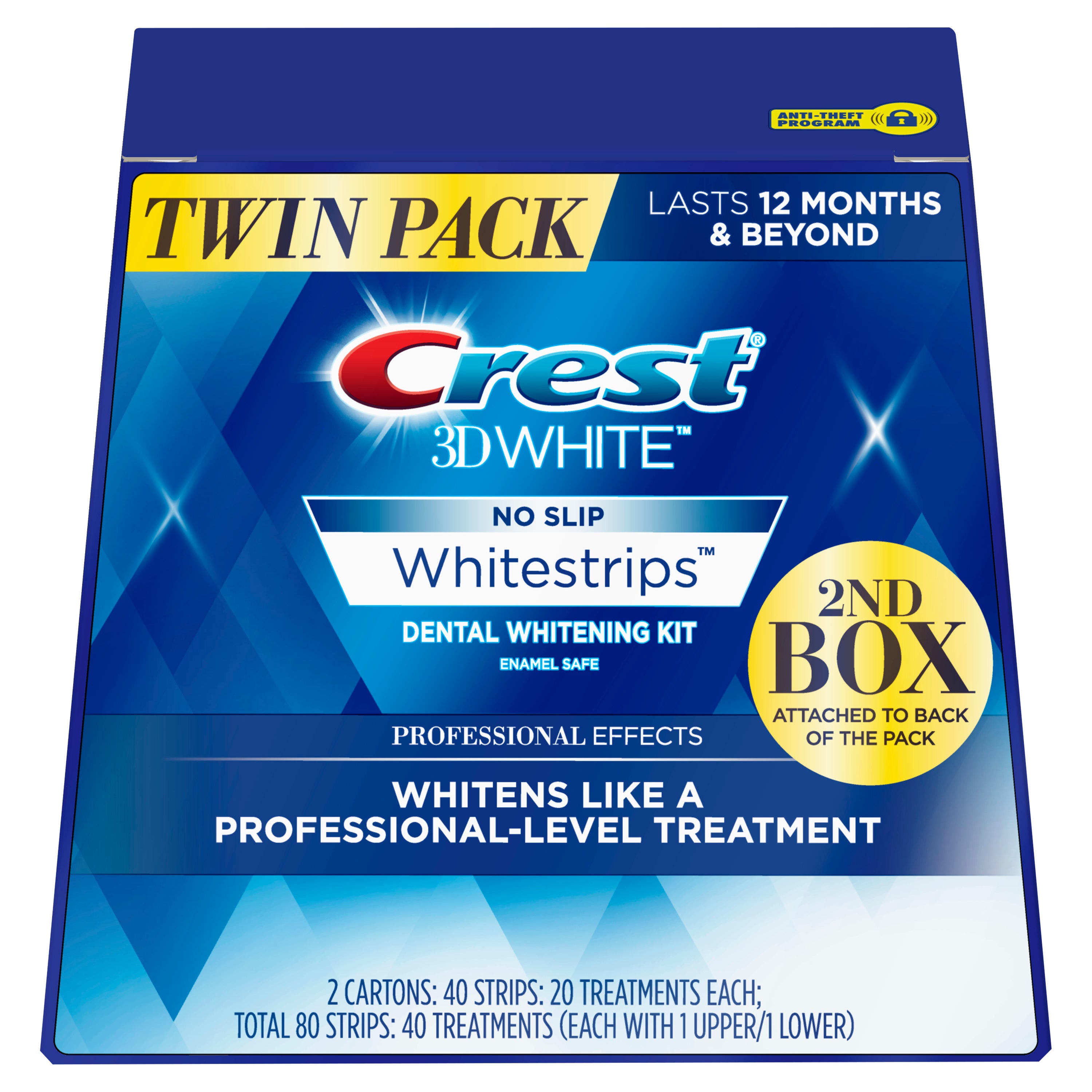 3d White Professional Effects Whitestrips Twin Pack
