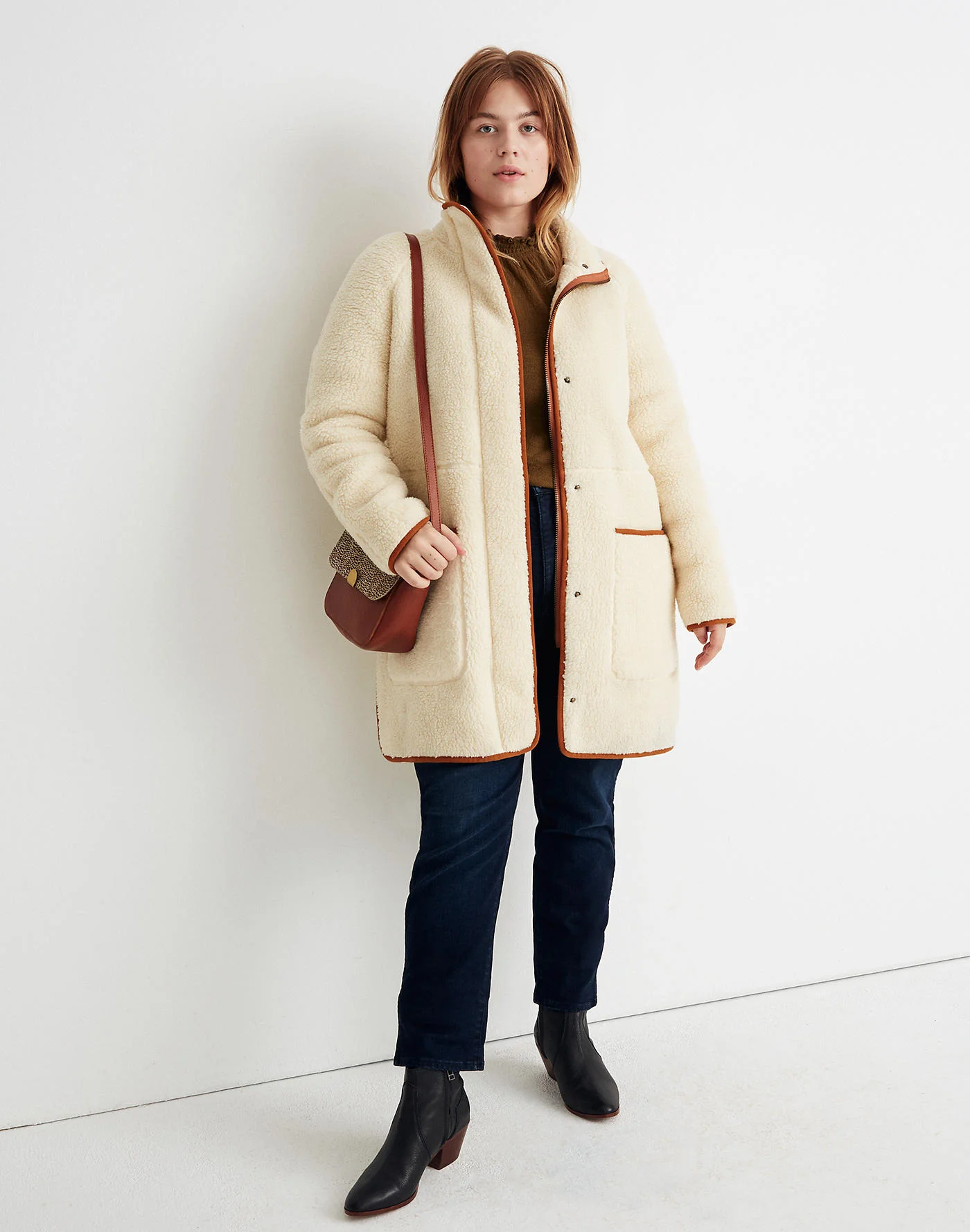 Madewell sales shearling coat