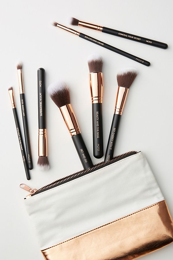 M.O.T.D. + Essential Vegan Makeup Brush Set
