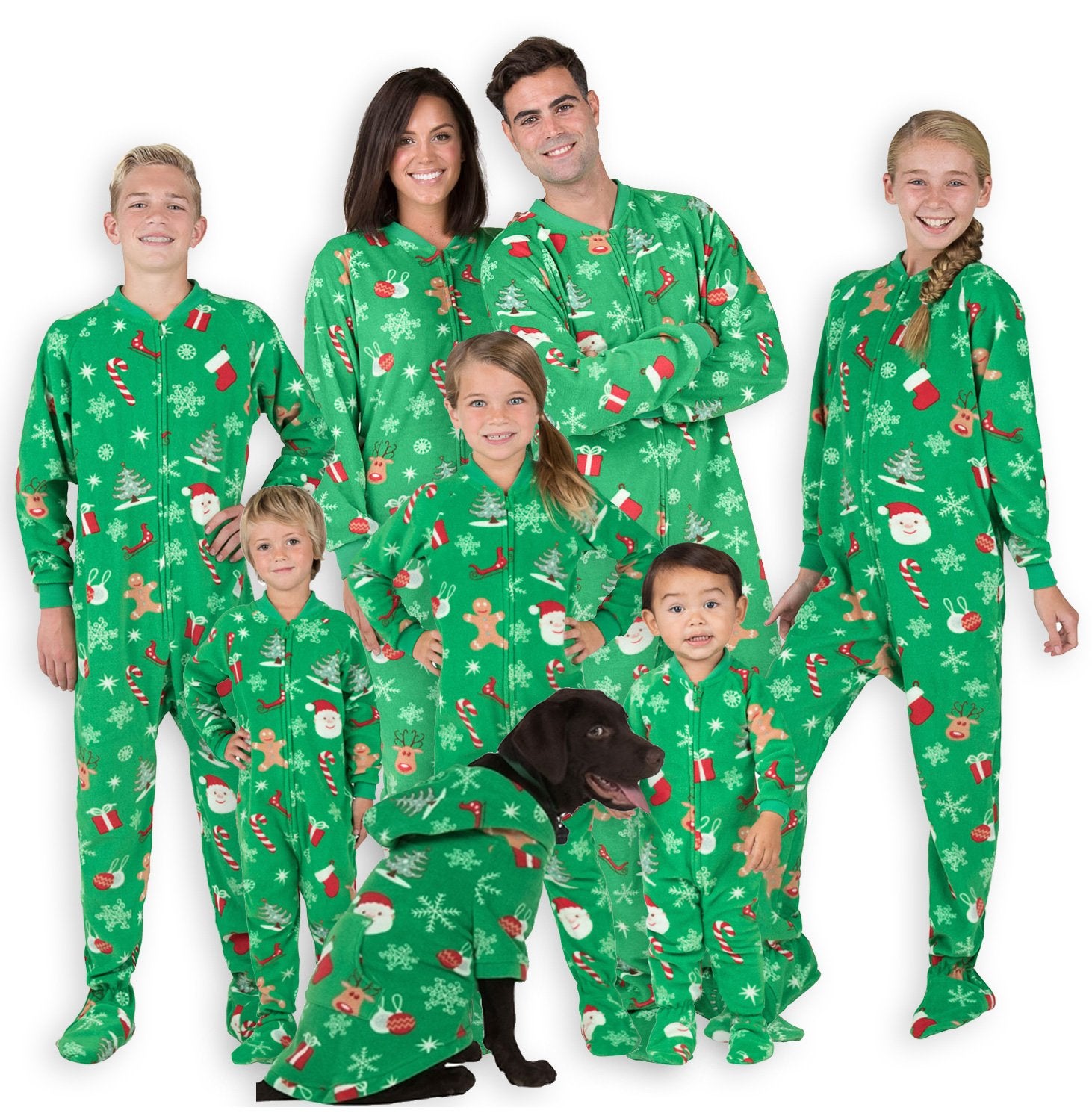 Footed Pajamas + Family Matching Footed Christmas Onesies