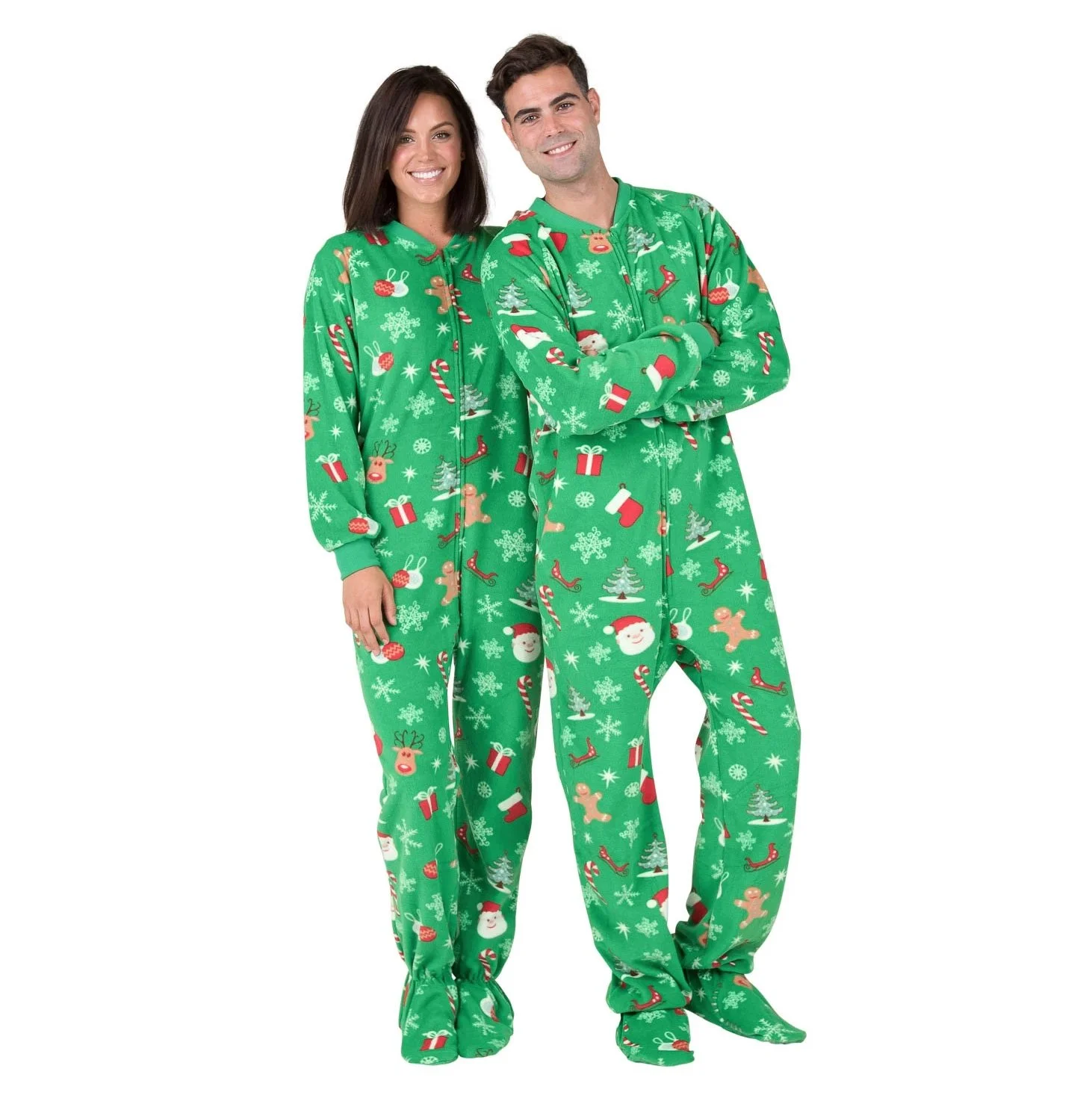 Christmas discount footie pajamas