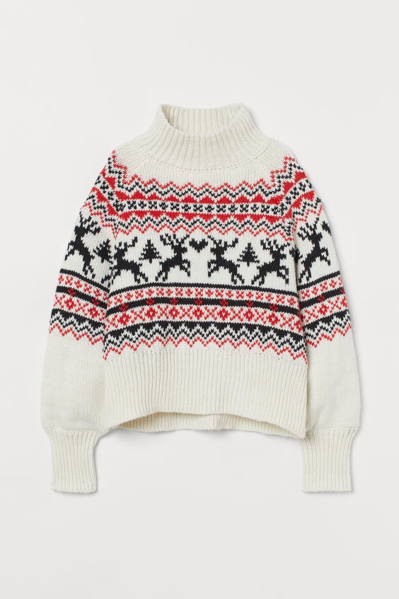 H&M + Knit Mock-turtleneck Sweater