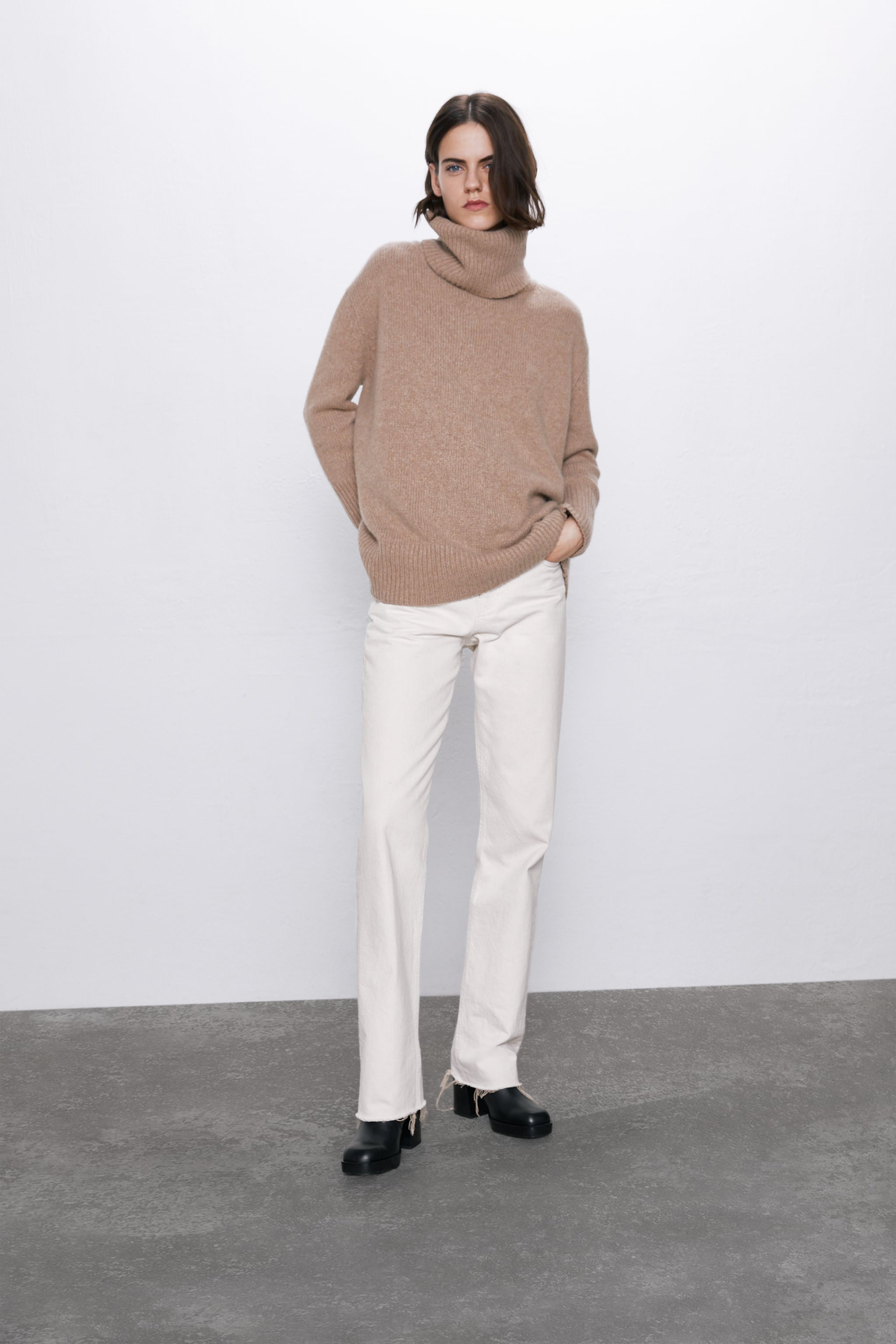 zara cashmere sweater
