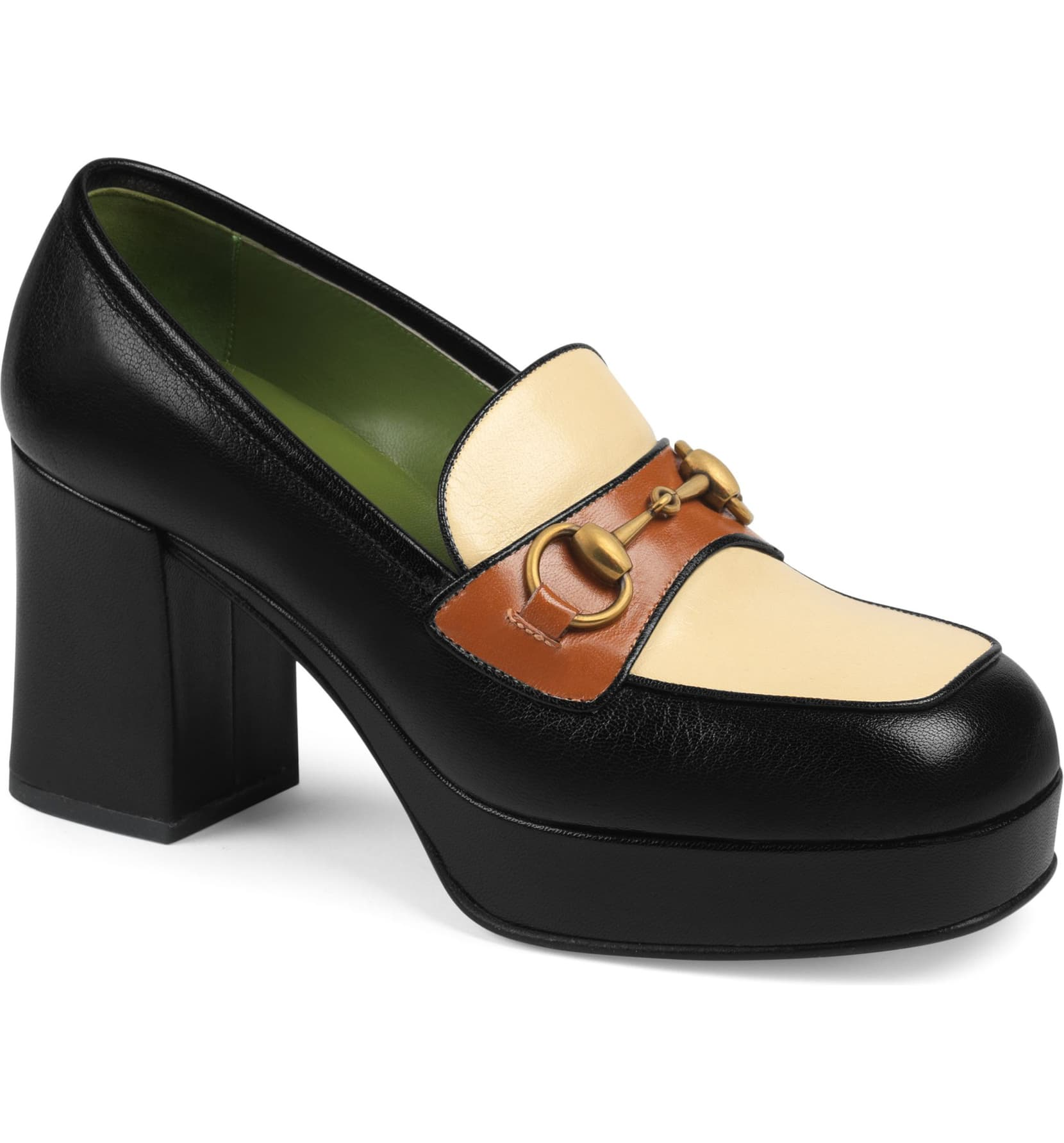 gucci houdan platform pump