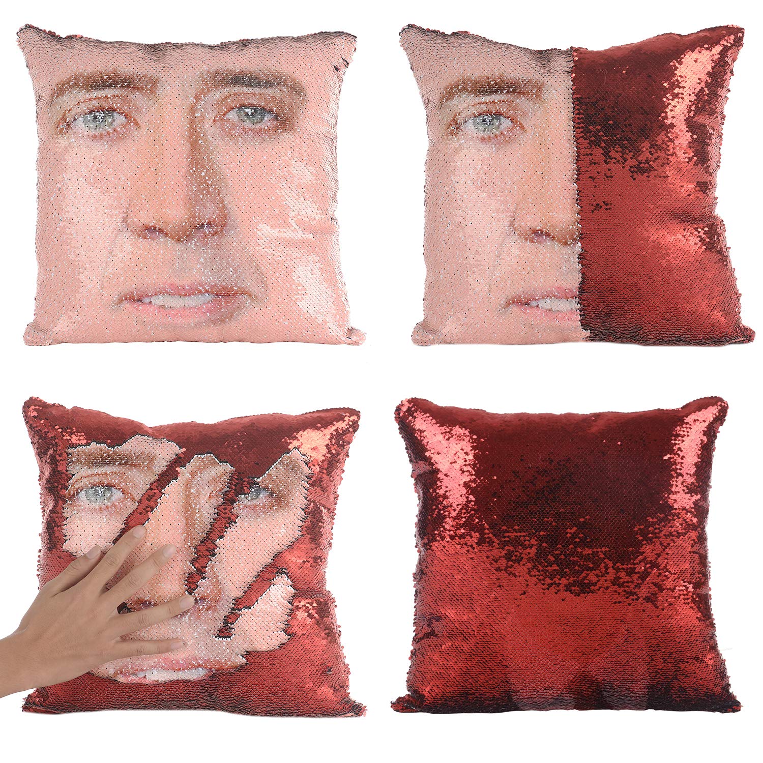 keanu reeves sequin pillow