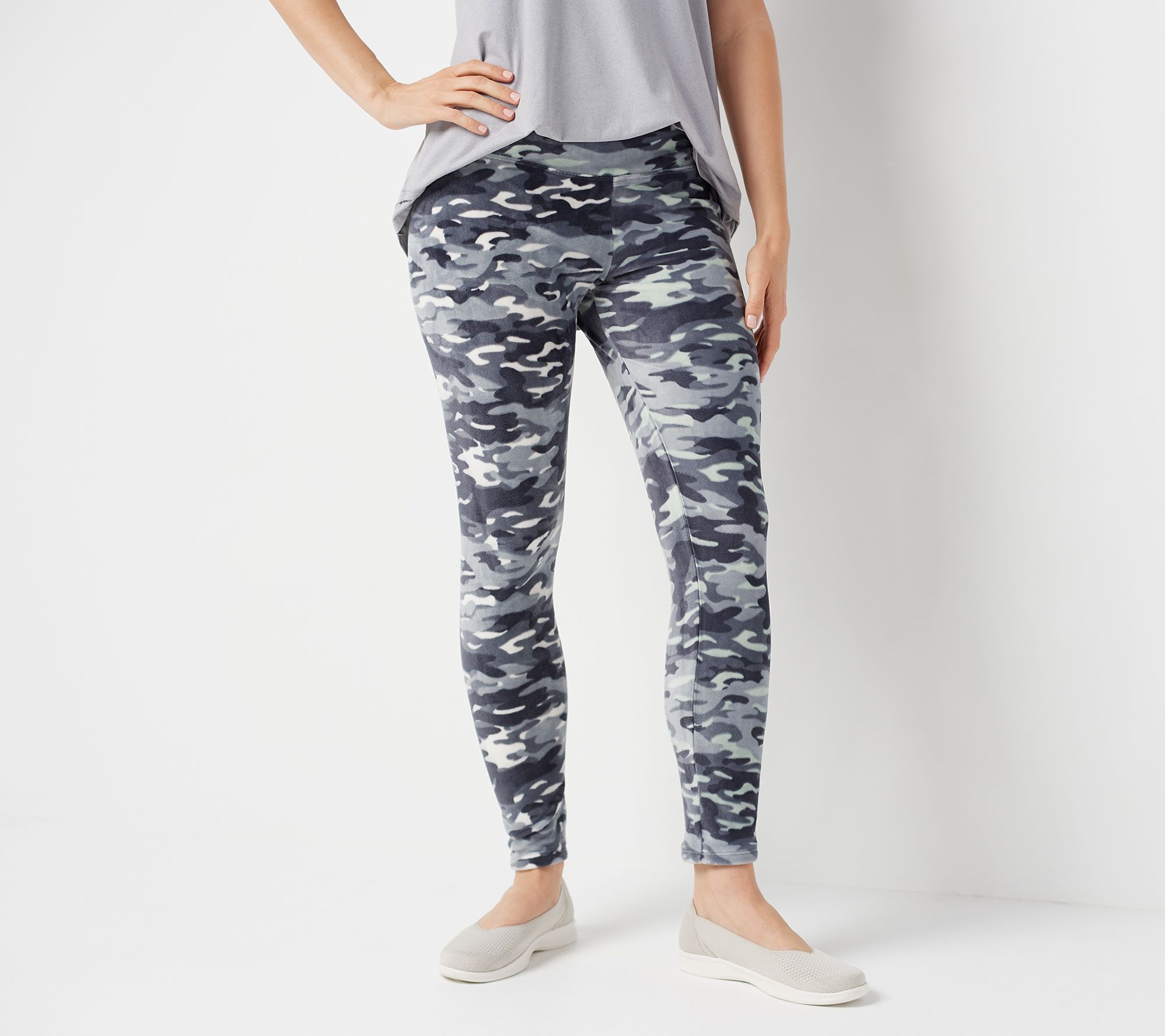 Cuddl duds double clearance plush velour leggings