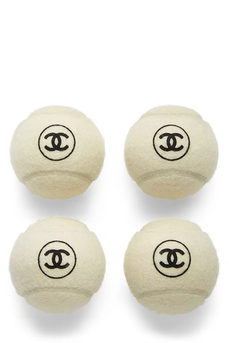 Chanel + Sport Logo Tennis Ball Set
