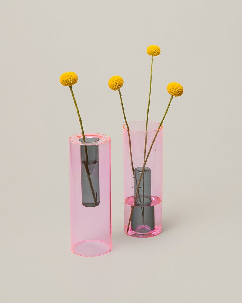 Block + Reversible Vase – Pink/Green