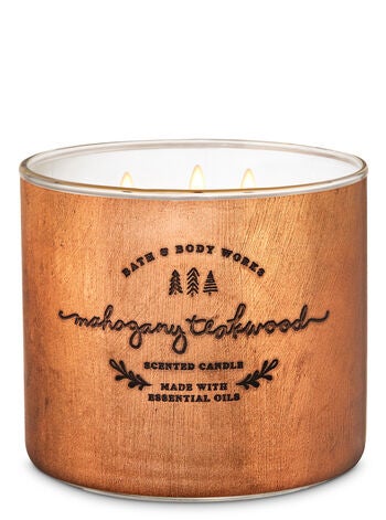Bath & Body Works Mahogany Teakwood Scented Candle