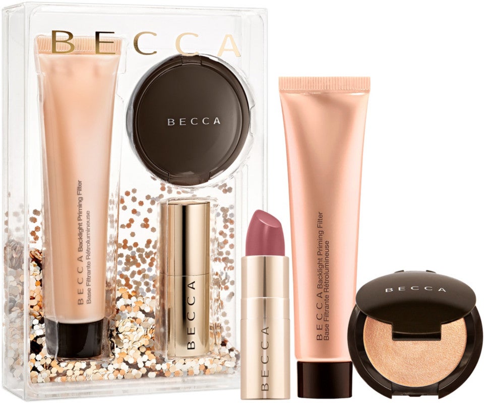 Becca + Your GlowTo Glow Primer, Highlighter & Lip Kit