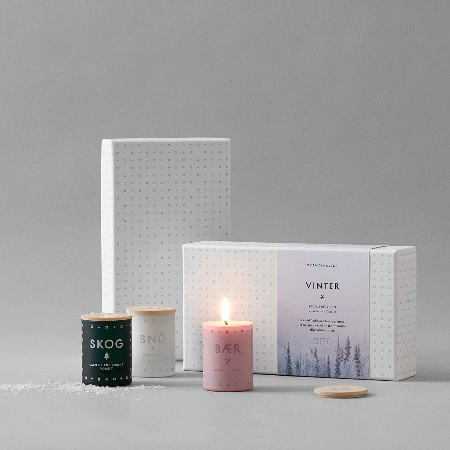 Skandinavisk + Vinter (Winter) Mini Candle Gift Set
