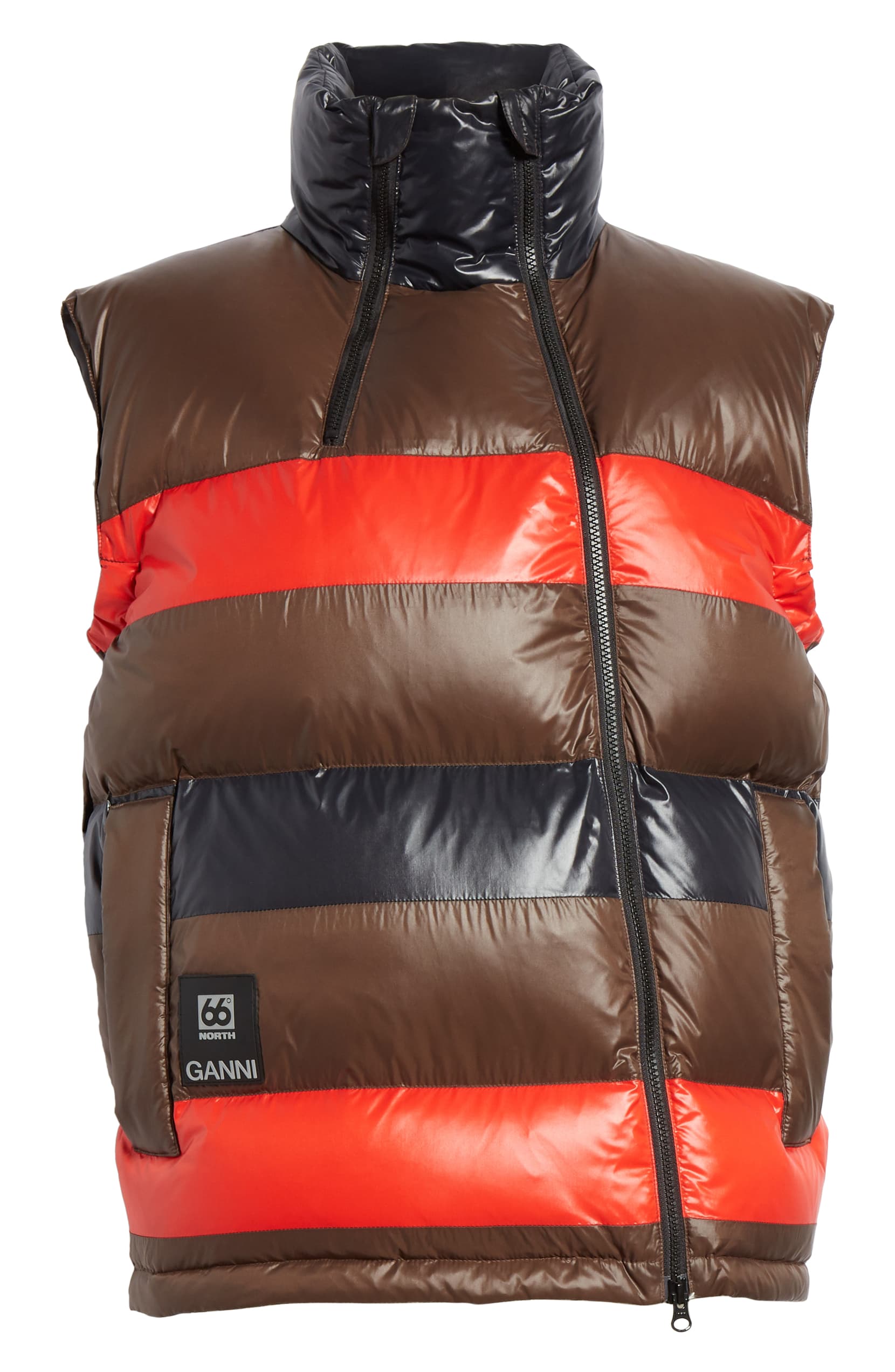 GANNI ダウンベスト Ganni + x 66°North Askja Down Puffer Vest