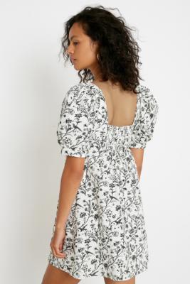 laura ashley uo exclusive penelope toile babydoll dress