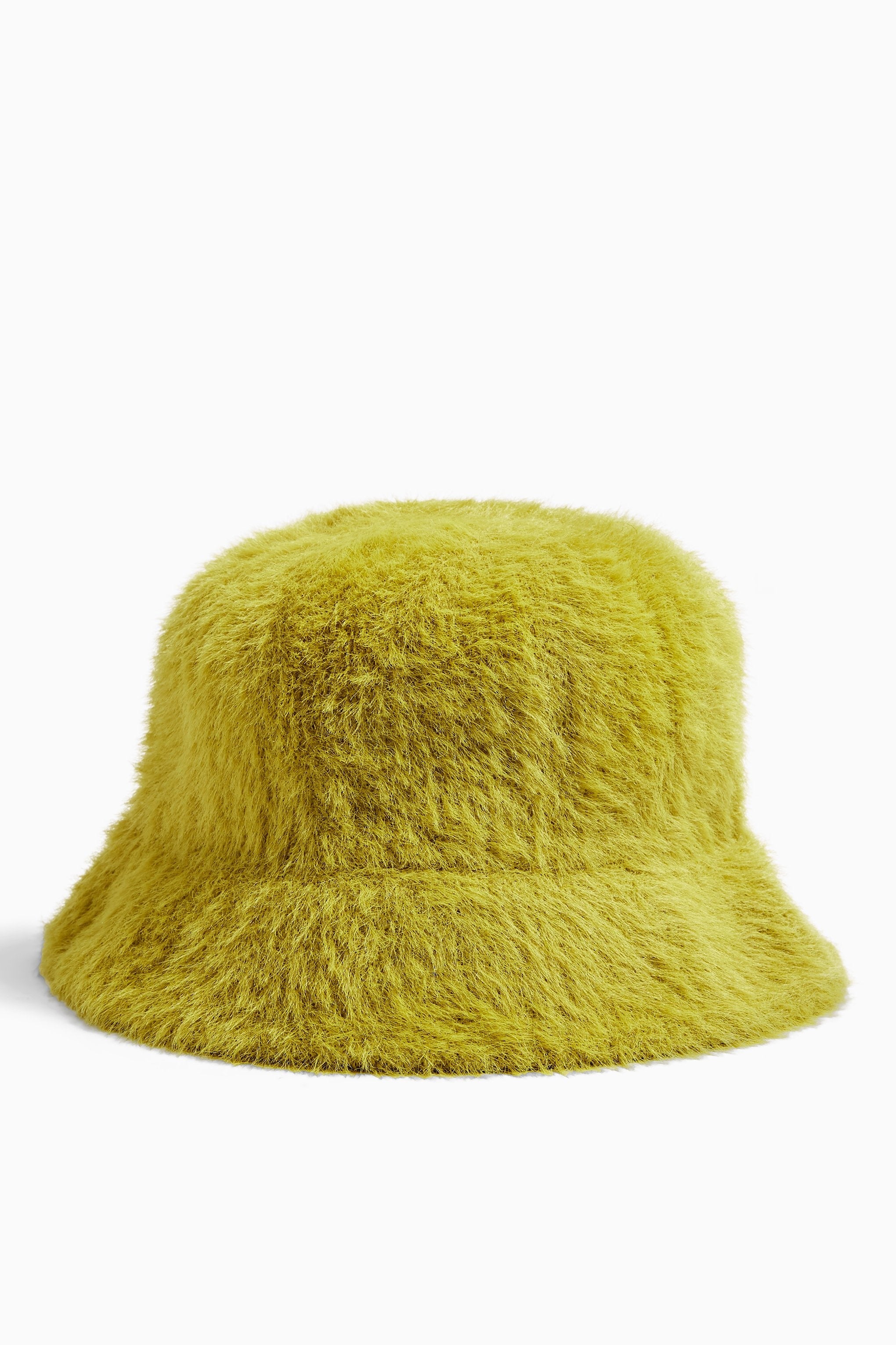 + Olive Fluffy Bucket Hat