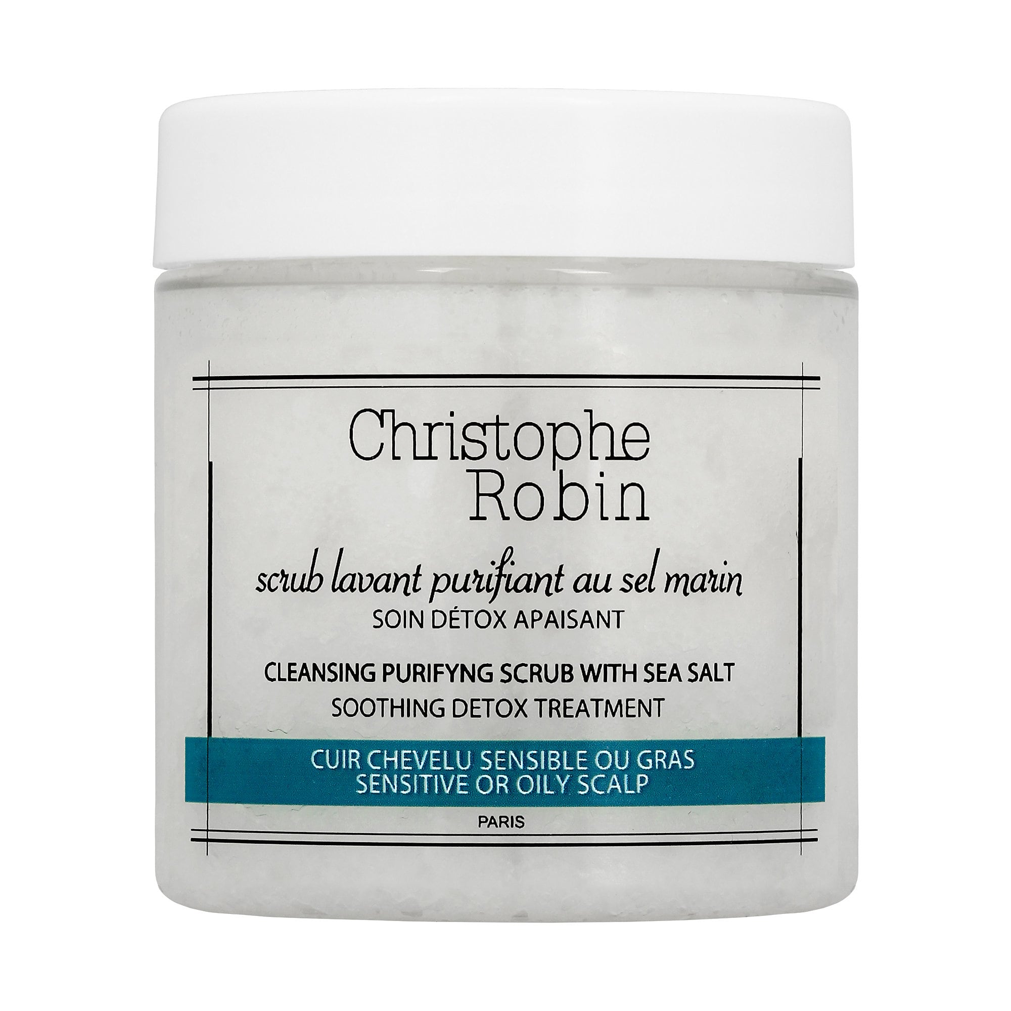 Christophe Robin + Purifying Scalp Scrub with Sea Salt