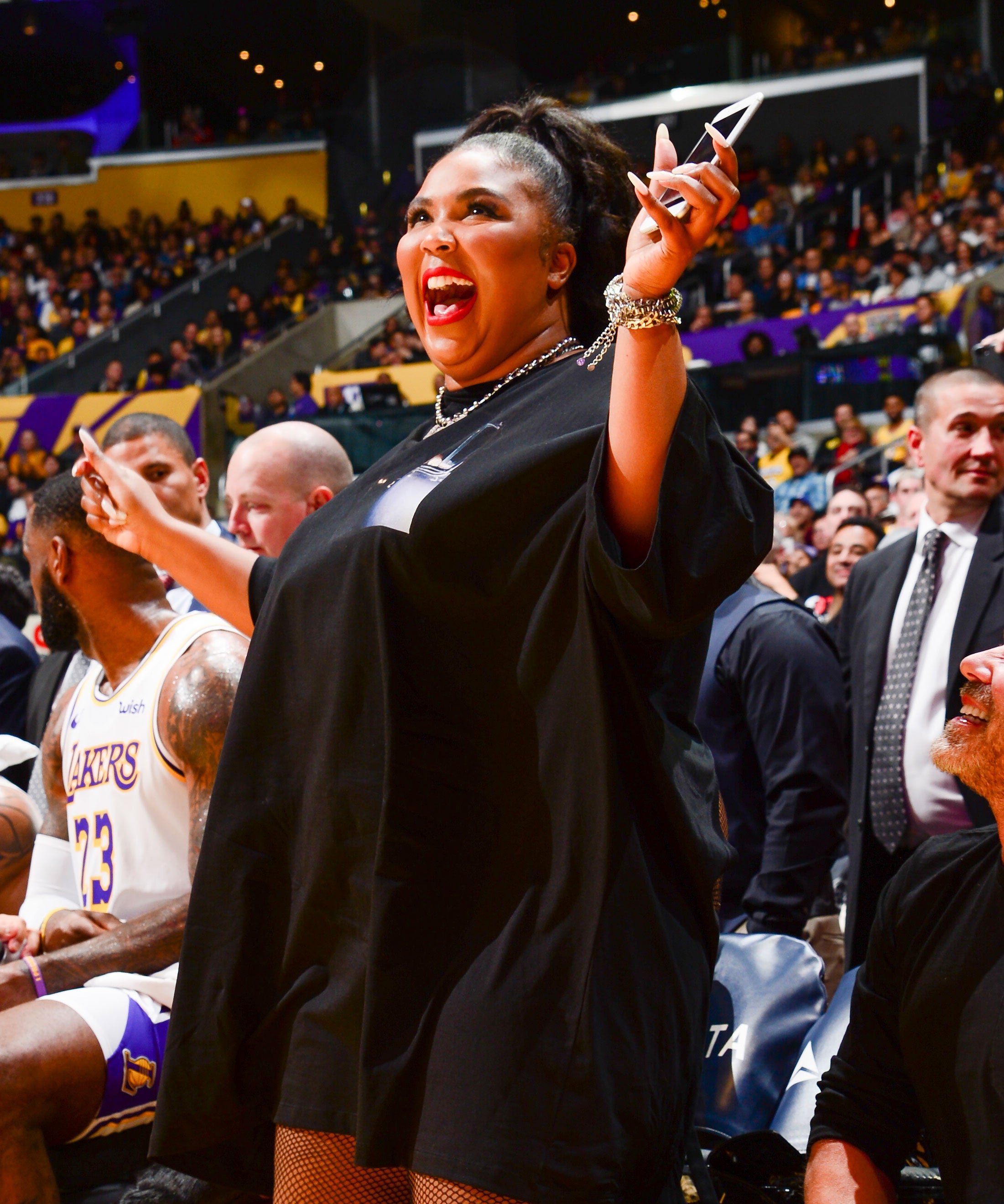 Lizzo Speaks Out About Her Thong At The Lakers Game