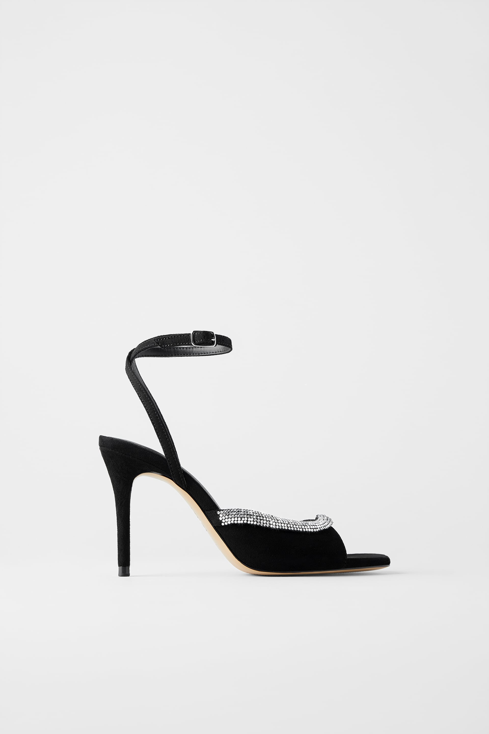 Marc Fisher Ltd. Women's Dezzi Embellished Strappy High Heel Sandals Black  Size 8 - Walmart.com