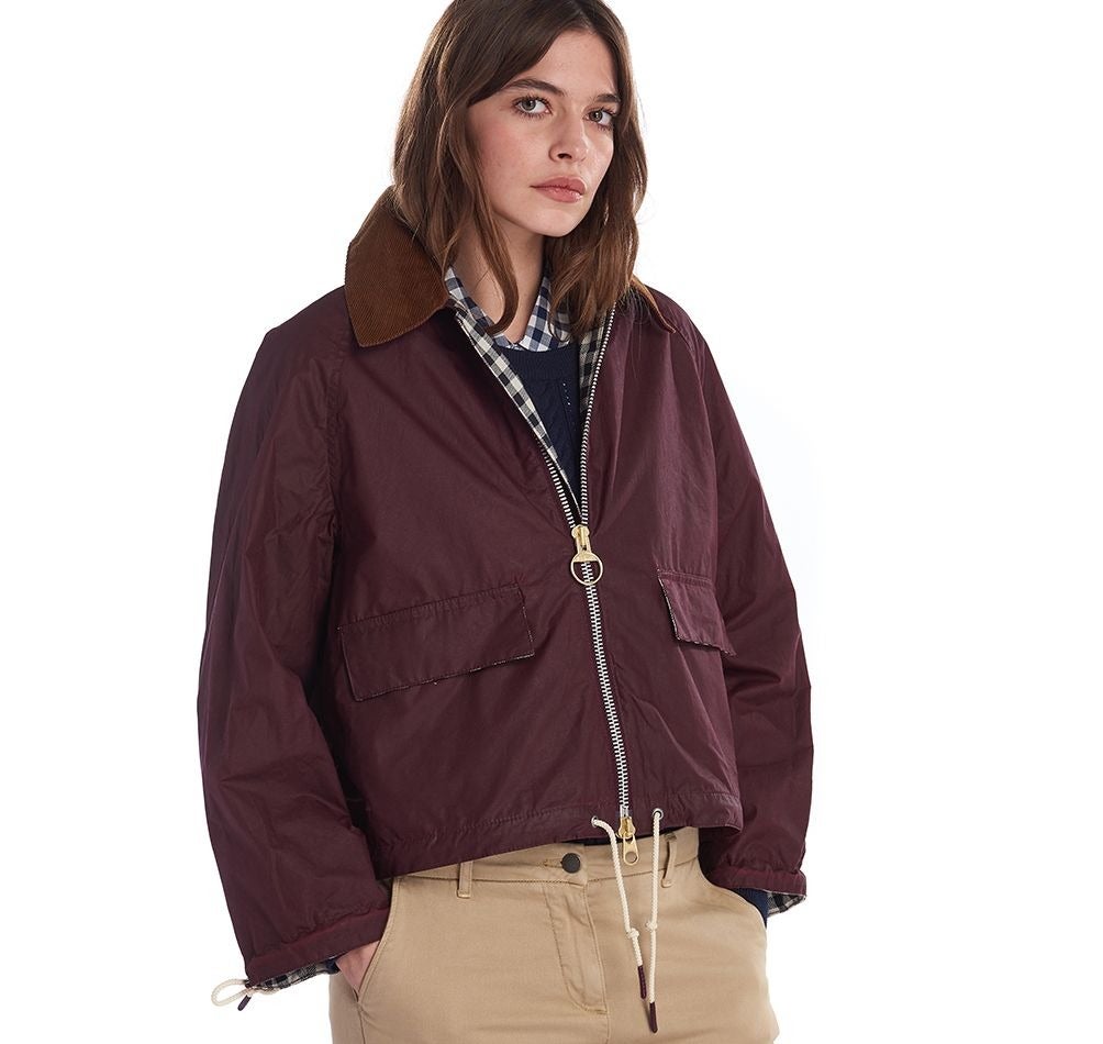 Barbour x Alexa Chung + Barbour by ALEXACHUNG Margot Waxed Cotton Jacket