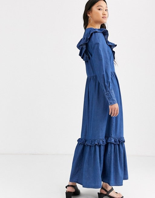 selected femme denim dress