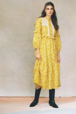 Laura ashley deals yellow dress