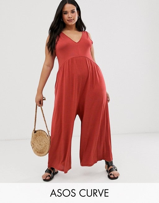 asos smock jumpsuit