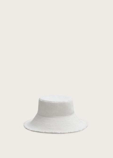 Mango + Frayed bucket hat