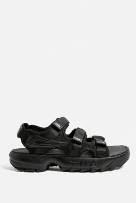 fila sandals disruptor black