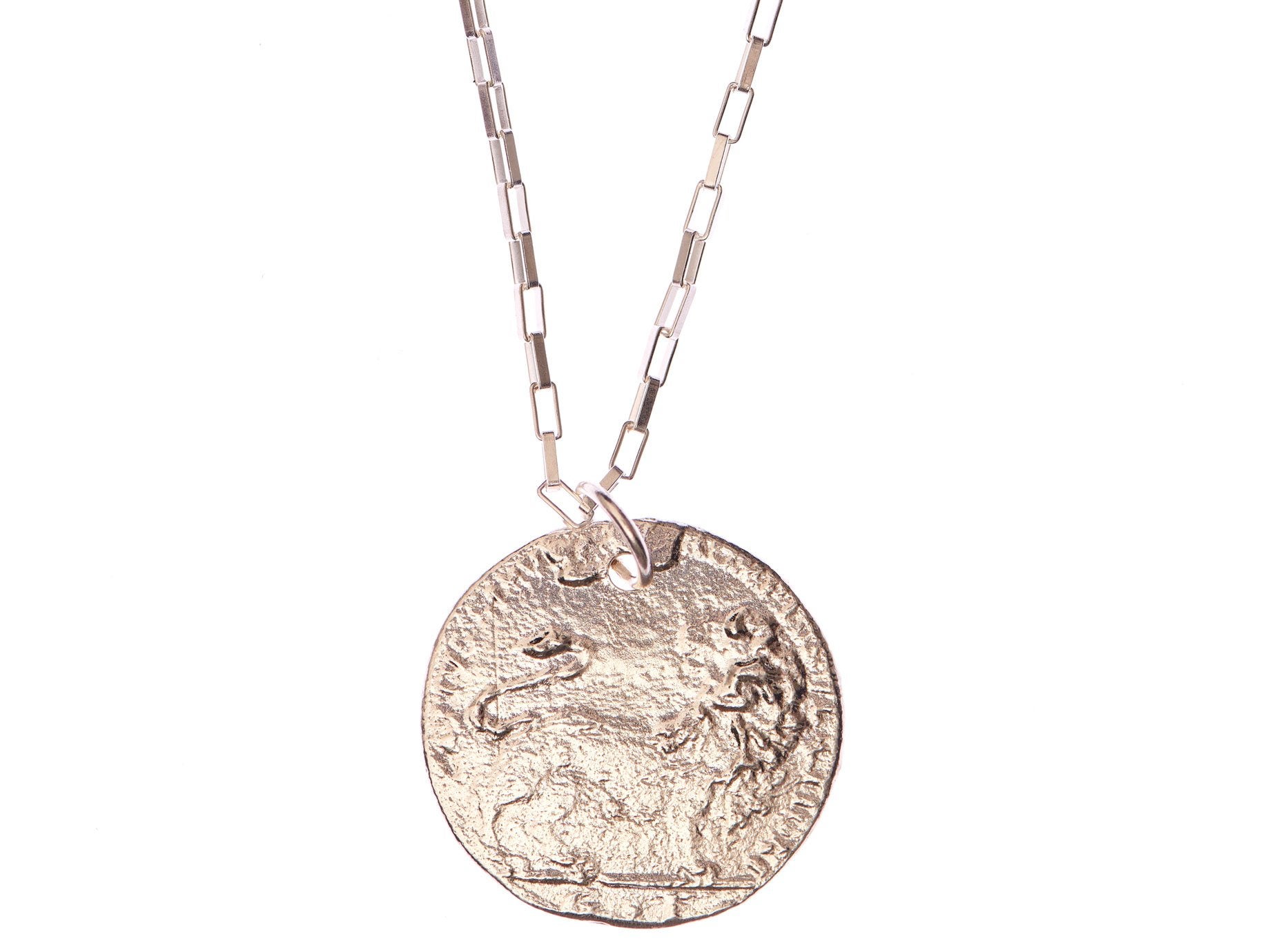 Alighieri Snow Lion Necklace Snow Lion Medium Sterling Silver Necklace