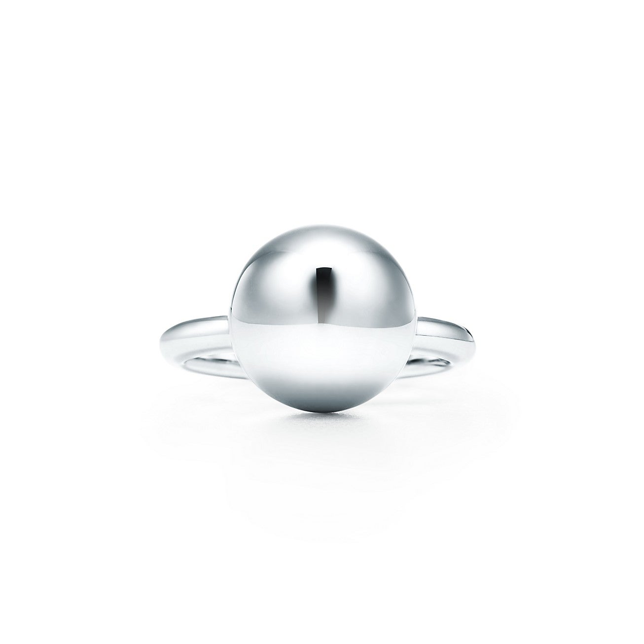 TIFFANY Sterling Silver 8mm HardWear Ball Ring 50 5.5 491391 | FASHIONPHILE