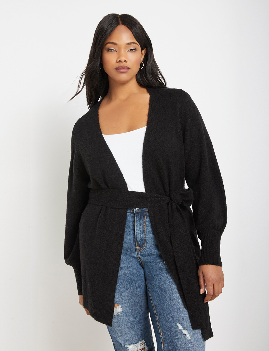 chunky sweater robe