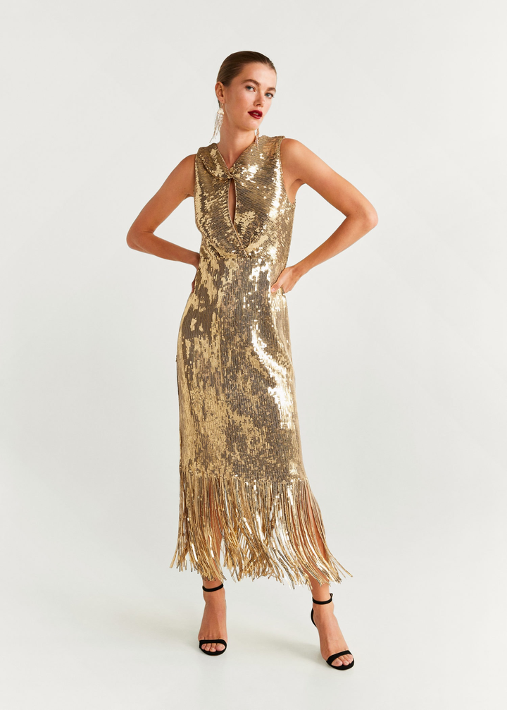 Gold party wear discount