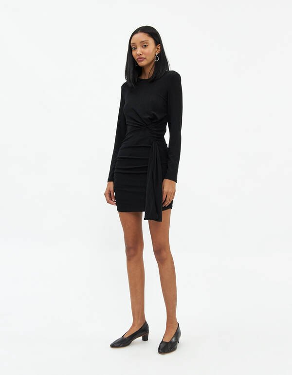 Anette + Shimmer Dress in Black