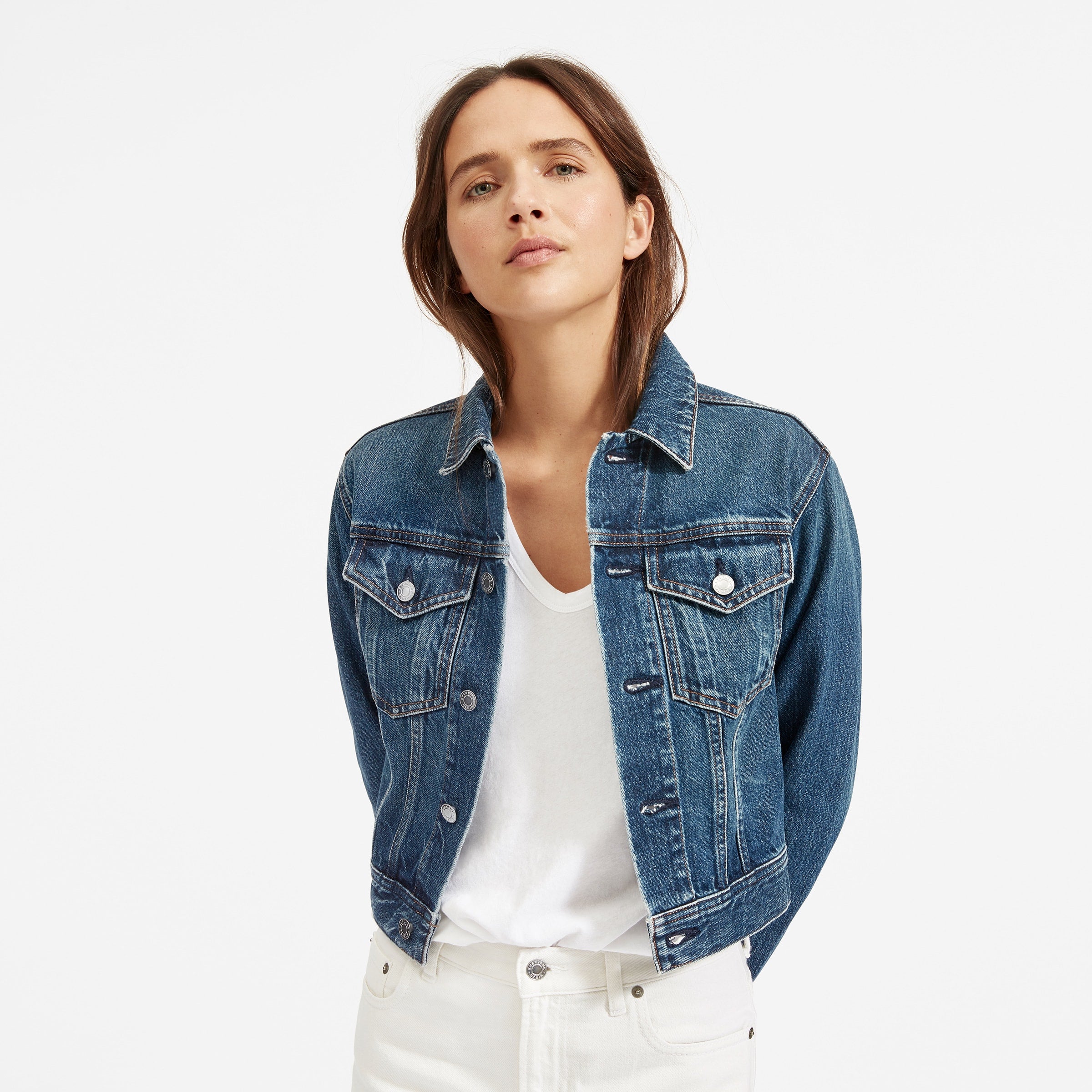 Everlane + The Shrunken Denim Jacket