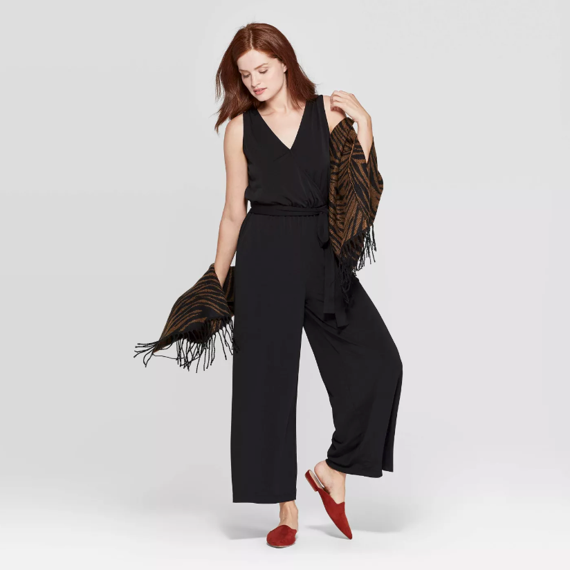 A New Day + Sleeveless VNeck Knit Jumpsuit