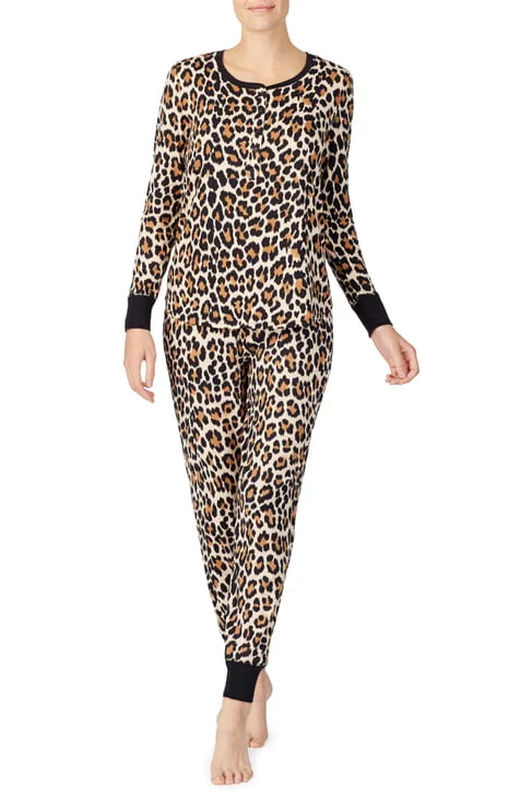 Arriba 38+ imagen kate spade leopard pajamas